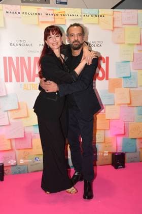IPA85122658 - Rome , Cinema Adriano Preview of the film Falling in love and other bad ideas , In the photo: Andrea Delogu Simone Aleandri  Copyright: xVincenzoxLandix xVincenzoxLandix 85122658