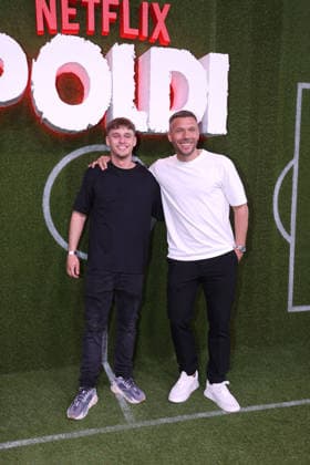Lukas Podolski und sein Sohn Louis Podolski bei der Poldi Doku Netflix Serien Premiere am 27.05.2026 in Koeln Lukas Podolski and his son Louis Podolski attend the premiere of the Poldi documentary series on Netflix on May 27, 2026 at Rheinenergiestadion in Cologne, Germany Poldi Netflix Serien Premiere in Koeln *** Lukas Podolski and his son Louis Podolski at the Poldi documentary Netflix series premiere on May 27, 2026 in Cologne Lukas Podolski and his son Louis Podolski attend the premiere of the Poldi documentary series on Netflix on May 27, 2026 at Rheinenergiestadion in Cologne, Germany Poldi Netflix series premiere in Cologne 