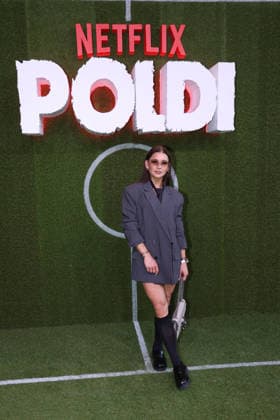 Jana Wosnitza bei der Poldi Doku Netflix Serien Premiere am 27.05.2026 in Koeln Jana Wosnitza attends the premiere of the Poldi documentary series on Netflix on May 27, 2026 at Rheinenergiestadion in Cologne, Germany Poldi Netflix Serien Premiere in Koeln 