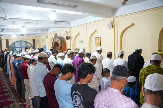Eid al-Adha in Nepal LALITPUR, NEPAL-MAY 28: Nepali Muslims community gather to offer Eid-al Adha prayers at the Patan Jame Masjid in Lalitpur, Nepal on May 28, 2026. Muslim around the world celebrate Eid-al Adha the Feast of Sacrifice is one of the most important festivals in the islamic calendar, marked by the prayers, family gatherings and the charity . Sunil Pradhan Anadolu Lalitpur Nepal. Editorial use only. Please get in touch for any other usage.  Copyright: x2026xAnadoluxSunilxPradhanx