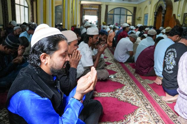 Eid al-Adha in Nepal LALITPUR, NEPAL-MAY 28: Nepali Muslims community offer Eid-al Adha prayers at the Patan Jame Masjid in Lalitpur, Nepal on May 28, 2026. Muslim around the world celebrate Eid-al Adha the Feast of Sacrifice is one of the most important festivals in the islamic calendar, marked by the prayers, family gatherings and the charity . Sunil Pradhan Anadolu Lalitpur Nepal. Editorial use only. Please get in touch for any other usage.  Copyright: x2026xAnadoluxSunilxPradhanx