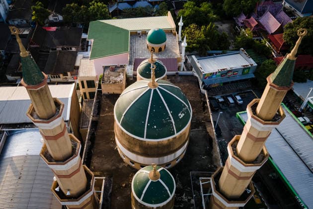 Eid al-Adha in Thailand BANGKOK, THAILAND - MAY 28: General view of Masjid Buddarul Mumineen Mosque in Bangkok, Thailand on May 28, 2026. Matt Hunt Anadolu Bangkok Thailand. Editorial use only. Please get in touch for any other usage.  Copyright: x2026xAnadoluxMattxHuntx