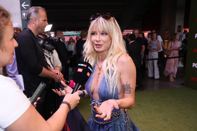 Mia Julia Brueckner bei der Poldi Doku Netflix Serien Premiere am 27.05.2026 in Koeln Mia Julia Brueckner attends the premiere of the Poldi documentary series on Netflix on May 27, 2026 at Rheinenergiestadion in Cologne, Germany Poldi Netflix Serien Premiere in Koeln 