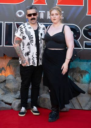 Gav Murphy and Honey Ross attends Masters Of The Universe UK Premiere at Cineworld Leicester Square in London, England. UK. Wednesday 27th May 2026. Copyright: xJamesxWarrenx ae7dj239