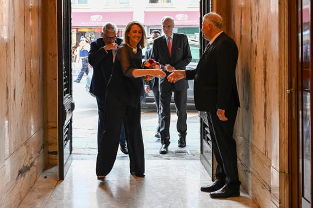 Prince Laurent and Princess Claire - Queen Elisabeth Competition Brussels, 27 05 2026 : Belgian Royals Prince Laurent and Princess Claire attend the Queen Elisabeth Competition at Bozar . Credit : Peter De Smedt CC . Brussels Belgium  Copyright: xContentxCurationx PeterxDexSmedtx xCCx