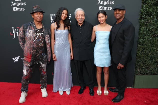 25th Edition of the Los Angeles Latino International Film Festival opening night at the TCL Chinese Theatre Featuring: Edward James Olmos, Family Where: Los Angeles, California, United States When: 27 May 2026 Credit: Faye s Vision Cover Images EDITORIAL USE ONLY. NOT FOR USE BY NEWSPAPERS BASED IN THE UK. Copyright: xx coverimg55731389