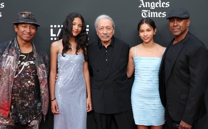 25th Edition of the Los Angeles Latino International Film Festival opening night at the TCL Chinese Theatre Featuring: Edward James Olmos, Family Where: Los Angeles, California, United States When: 27 May 2026 Credit: Faye s Vision Cover Images EDITORIAL USE ONLY. NOT FOR USE BY NEWSPAPERS BASED IN THE UK. Copyright: xx coverimg55731391