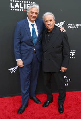 25th Edition Of The Los Angeles Latino International Film Festival - Opening Night HOLLYWOOD, LOS ANGELES, CALIFORNIA, USA - MAY 27: Gregory Nava and Edward James Olmos arrive at the 25th Edition Of The Los Angeles Latino International Film Festival - Opening Night held at the TCL Chinese Theatre IMAX at Ovation Hollywood on May 27, 2026 in Hollywood, Los Angeles, California, United States. Hollywood TCL Chinese Theatre IMAX at Ovation Hollywood California United States Copyright: xImagexPressxAgencyx