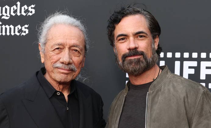 25th Edition of the Los Angeles Latino International Film Festival opening night at the TCL Chinese Theatre Featuring: Edward James Olmos, Danny Pino Where: Los Angeles, California, United States When: 27 May 2026 Credit: Faye s Vision Cover Images EDITORIAL USE ONLY. NOT FOR USE BY NEWSPAPERS BASED IN THE UK. Copyright: xx coverimg55731319