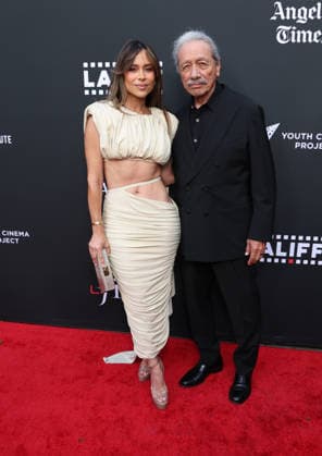 Hollywood CA May 27: Zulay Henao, Edward James Olmos, at the 25th Edition Of The Los Angeles Latino International Film Festival - Opening Night held at The TCL Chinese Theatre in Hollywood, CA. on May 27, 2026 Credit: AdMedia Hollywood USA - ZUMAa123 20260527_zaa_a123_343 Copyright: xADx