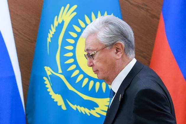 KAZAKHSTAN, ASTANA - MAY 28, 2026: Kazakhstan s President Kassym-Jomart Tokayev is seen ahead of Kazakh-Russian talks at the Independence Palace. Alexander Shcherbak TASS  93124304