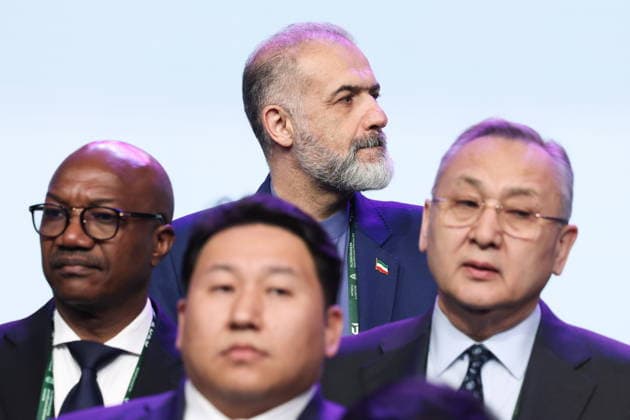 RUSSIA, MOSCOW REGION - MAY 28, 2026: Iran s Foreign Minister Abbas Araghchi (C back) attends the opening of the 14th International Meeting of High Representatives for Security Issues on the sidelines of the 1st International Security Forum. Valery Sharifulin TASS  93125435