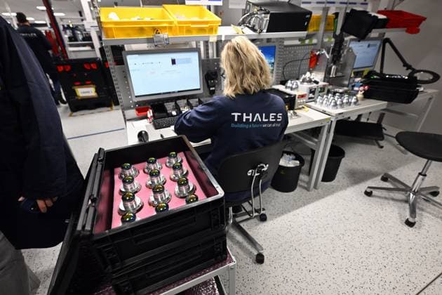 A press visit is organized to the Thales rocket systems production site in Herstal, on Thursday 28 May 2026. French aerospace and defence corporation Thales Group is presenting their SkyDefender missile defence system.  ERICxLALMAND 175246509