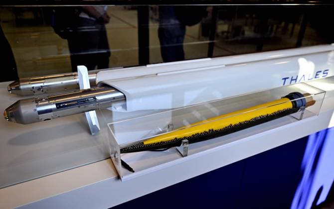 A press visit is organized to the Thales rocket systems production site in Herstal, on Thursday 28 May 2026. French aerospace and defence corporation Thales Group is presenting their SkyDefender missile defence system.  ERICxLALMAND 175246518