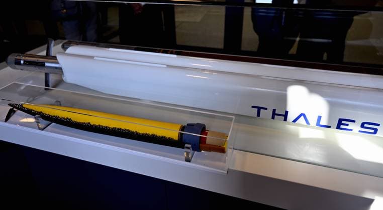 A press visit is organized to the Thales rocket systems production site in Herstal, on Thursday 28 May 2026. French aerospace and defence corporation Thales Group is presenting their SkyDefender missile defence system.  ERICxLALMAND 175246519
