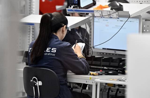 A press visit is organized to the Thales rocket systems production site in Herstal, on Thursday 28 May 2026. French aerospace and defence corporation Thales Group is presenting their SkyDefender missile defence system.  ERICxLALMAND 175246635