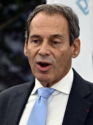 Thales Senior Vice President Europe Marc Darmon pictured during a visit to the Thales rocket systems production site in Herstal, on Thursday 28 May 2026. French aerospace and defence corporation Thales Group is presenting their SkyDefender missile defence system.  ERICxLALMAND 175247044