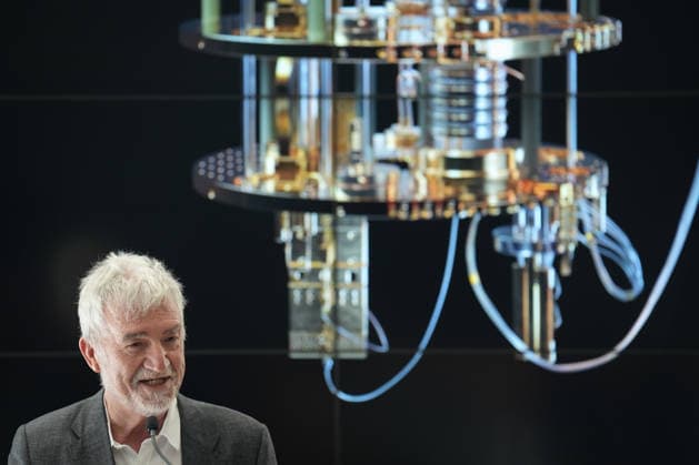 The Barcelona Supercomputing Center presents the MareNostrum Ona quantum computer in Barcelona The director of the BSC Mateo Valero during the official presentation ceremony and subsequent attention to the media, in the facilities of the Plaza Eusebi Güell, on May 28, 2026, in Barcelona, Catalonia Spain The technical and institutional meeting brings together the Minister of Research of the Generalitat, the Secretaries of State for Science and Digitalization, the Director of the BSC and the Rector of the UPC to present the operational capabilities of this advanced computing infrastructure, a milestone that reinforces the scientific leadership of the region in the development of technological sovereignty and European quantum research 28 MAY  Copyright: xDavidxZorrakinox 7555979