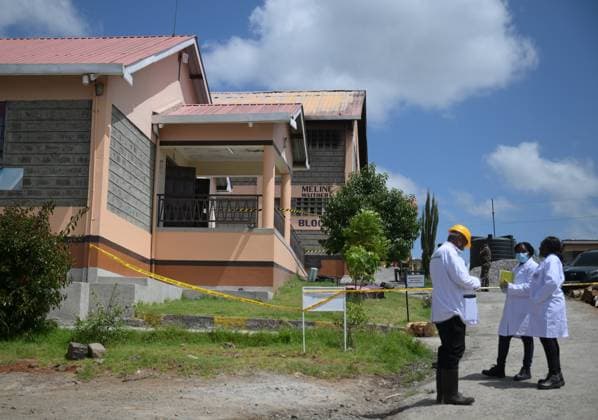 (260528) -- NAKURU, May 28, 2026 -- Rescuers work at Utumishi Girls Academy, where a fire broke out earlier in Gilgil, Nakuru County, Kenya, May 28, 2026. The death toll from an early-morning fire in northwestern Kenya rose to 16 after six more students succumbed to their injuries, police confirmed on Thursday. The fire broke out at around 1:00 a.m. Thursday local time (2200 GMT Wednesday) while the students were asleep in the dormitory at Utumishi Girls Academy in Gilgil, Nakuru County, initially claiming 10 lives before the toll rose. Meanwhile, more than 70 remain hospitalized with injuries of varying severity. A police report said that most of the injured are currently in stable condition. The cause of the fire is under invest 