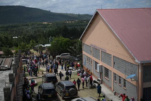 (260528) -- NAKURU, May 28, 2026 -- This photo taken on May 28, 2026 shows the view of Utumishi Girls Academy, where a fire broke out earlier in Gilgil, Nakuru County, Kenya. The death toll from an early-morning fire in northwestern Kenya rose to 16 after six more students succumbed to their injuries, police confirmed on Thursday. The fire broke out at around 1:00 a.m. Thursday local time (2200 GMT Wednesday) while the students were asleep in the dormitory at Utumishi Girls Academy in Gilgil, Nakuru County, initially claiming 10 lives before the toll rose. Meanwhile, more than 70 remain hospitalized with injuries of varying severity. A police report said that most of the injured are currently in stable condition. The cause of the 