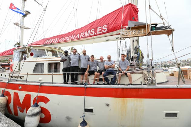 Óscar Camps and social representatives explain in Gran Canaria the details of the trip of the Open Arms boat to Cuba Open Arms boat with humanitarian aid that will depart to Cuba, on May 28th, 2026, in Gran Canaria Canary Islands, Spain The meeting has the participation of the founder of Open Arms together with members of the Cabildo de Gran Canaria, the Red de Solidaridad Canario Cubana and the trade union CCOO with the aim of coordinating the transfer of essential food and medical supplies destined to alleviate the social situation of the civilian population on the Caribbean island 28 MAY 2026 Europa Press Canarias 28 05 2026 Gran Canaria Canarias Gran Canaria Canaria Gran Canaria Canarias Spain  Copyright: xEuropaxPressxCanariasx 7556334