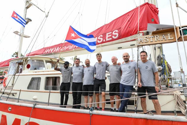Óscar Camps and social representatives explain in Gran Canaria the details of the trip of the Open Arms boat to Cuba Open Arms boat with humanitarian aid that will depart to Cuba, on May 28th, 2026, in Gran Canaria Canary Islands, Spain The meeting has the participation of the founder of Open Arms together with members of the Cabildo de Gran Canaria, the Red de Solidaridad Canario Cubana and the trade union CCOO with the aim of coordinating the transfer of essential food and medical supplies destined to alleviate the social situation of the civilian population on the Caribbean island 28 MAY 2026 Europa Press Canarias 28 05 2026 Gran Canaria Canarias Gran Canaria Canaria Gran Canaria Canarias Spain  Copyright: xEuropaxPressxCanariasx 7556338