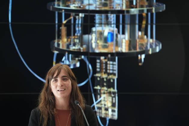 The Barcelona Supercomputing Center presents the MareNostrum Ona quantum computer in Barcelona The Catalan Minister of Research and Universities, Núria Montserrat, during the official presentation ceremony and subsequent attention to the media, at the facilities of the Plaza Eusebi Güell, on May 28, 2026, in Barcelona, Catalonia Spain The technical and institutional meeting brings together the Minister of Research of the Generalitat, the Secretaries of State for Science and Digitalization, the Director of the BSC and the Rector of the UPC to present the operational capabilities of this advanced computing infrastructure, a milestone that reinforces the scientific leadership of the region in the development of technological sovereignty and E  Copyright: xDavidxZorrakinox 7556385