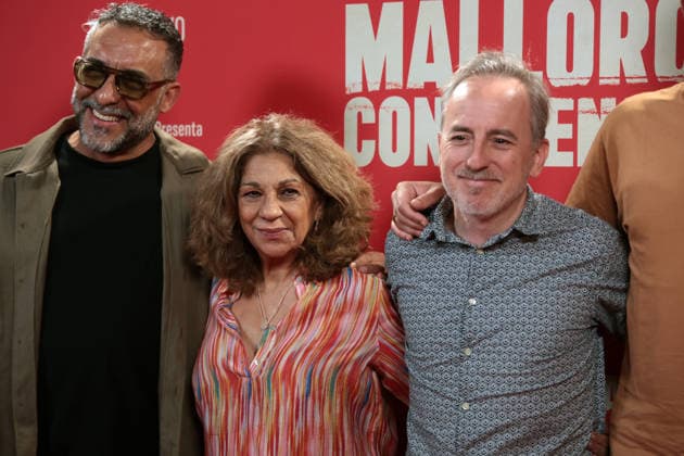 David Ilundain presents Mallorca Confidencial I D Moreno Borja, Lolita Flores and David Ilundain pose at the photocall of the film Mallorca Confidencial , at Cines Embajadores Río, on May 28, 2026, in Madrid Spain The film participated in the Official Selection Out of Competition of the 29th edition of the Spanish Film Festival of Malaga and at the BCN Film Fest FAMOUS FILM MOVIE ACTOR ACTRESS José Ramó Madrid Madrid Madrid Spain  Copyright: xJosÃ xRamonxHernandox 7556400