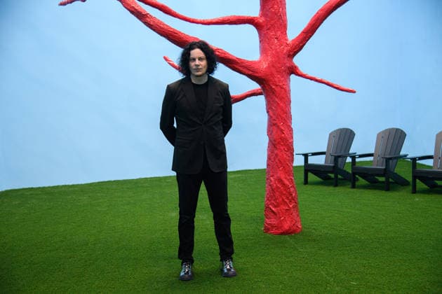 Jack White: These Thoughts May Disappear Exhibition Photocall at Newport Street Gallery, London American artist Jack White poses with his artwork The Red Tree at a photocall for Jack White: These Thoughts May Disappear Exhibition at Newport Street Gallery, London, England, UK on Thursday 28 May, 2026. The exhibition runs from Friday 29th May 2026 to Sunday 13th September 2026, Credit:Justin Ng Avalon UK, England, London, Newport Street Gallery  Copyright: xJustinxNgx xAvalonx 1106235740