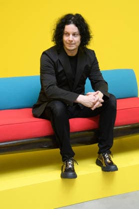 Jack White: These Thoughts May Disappear Exhibition Photocall at Newport Street Gallery, London American artist Jack White poses with Sam Phillips Sofa at a photocall for Jack White: These Thoughts May Disappear Exhibition at Newport Street Gallery, London, England, UK on Thursday 28 May, 2026. The exhibition runs from Friday 29th May 2026 to Sunday 13th September 2026, Credit:Justin Ng Avalon UK, England, London, Newport Street Gallery  Copyright: xJustinxNgx xAvalonx 1106236376