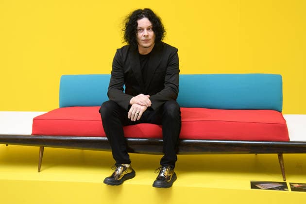 Jack White: These Thoughts May Disappear Exhibition Photocall at Newport Street Gallery, London American artist Jack White poses with Sam Phillips Sofa at a photocall for Jack White: These Thoughts May Disappear Exhibition at Newport Street Gallery, London, England, UK on Thursday 28 May, 2026. The exhibition runs from Friday 29th May 2026 to Sunday 13th September 2026, Credit:Justin Ng Avalon UK, England, London, Newport Street Gallery  Copyright: xJustinxNgx xAvalonx 1106236401