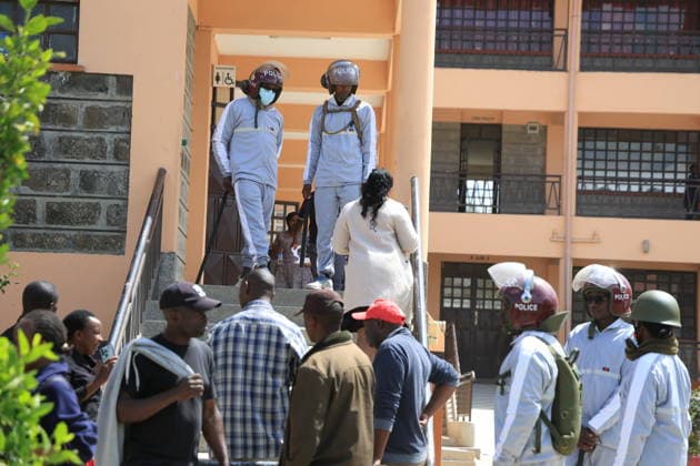 Dormitory fire in Kenya leaves 16 schoolgirls dead, 79 injured NAKURU, KENYA - MAY 28: Locals and relatives flock to the area where at least 16 schoolgirls were killed and 79 others injured after a devastating overnight fire swept through a dormitory at Utumishi Girls Academy in Nakuru, Kenya on May 28, 2026. Emergency services were deployed in the area. Lucas Mukasa Anadolu Nakuru Kenya. Editorial use only. Please get in touch for any other usage.  Copyright: x2026xAnadoluxLucasxMukasax