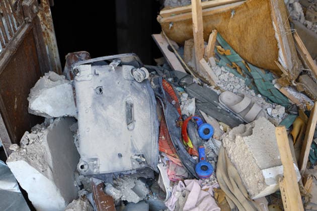 Damage reported after Israeli airstrike in southern Lebanon SAIDA, LEBANON - MAY 28: A view of the destruction after an Israeli airstrike targeted a house, causing material damage to the targeted building and nearby structures, in the city of Saida, southern Lebanon, on May 28, 2026. Mohammad Abushama Anadolu Saida Lebanon. Editorial use only. Please get in touch for any other usage.  Copyright: x2026xAnadoluxMohammadxAbushamax