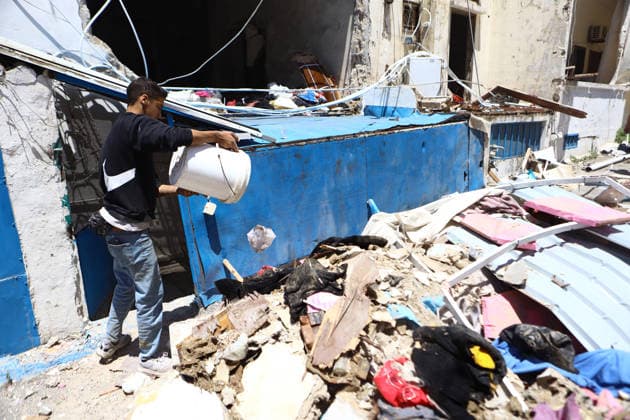 Damage reported after Israeli airstrike in southern Lebanon SAIDA, LEBANON - MAY 28: A view of the destruction after an Israeli airstrike targeted a house, causing material damage to the targeted building and nearby structures, in the city of Saida, southern Lebanon, on May 28, 2026. Mohammad Abushama Anadolu Saida Lebanon. Editorial use only. Please get in touch for any other usage.  Copyright: x2026xAnadoluxMohammadxAbushamax