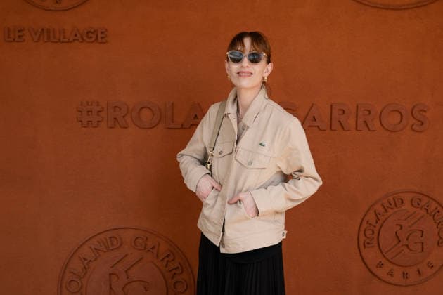 French Open - VIPs Pose At The Village LZ Lolita Chammah attends the 2026 French Open at Roland Garros on May 28, 2026 in Paris, France. Photo by Laurent Zabulon ABACAPRESS.COM  Copyright: xZabulonxLaurent ABACAx