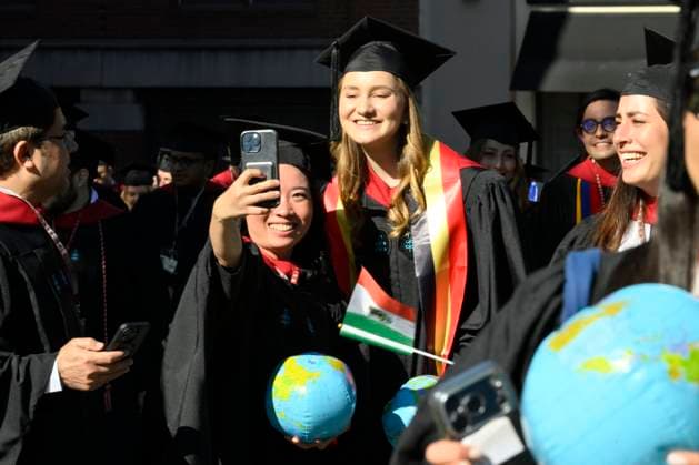 Belgian Royals Attend Harvard Class of 26 Graduation BOSTON, UNITED STATES OF AMERICA - MAY 28: Princess Elisabeth pictured during the Diploma Ceremony on May 28, 2026 in Boston, United States of America, 28 05 2026 Boston United States of America  Copyright: xPhilipxReynaersx