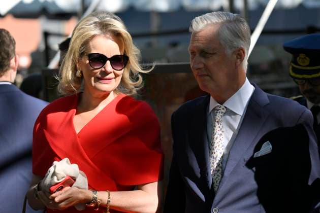 Belgian Royals Attend Harvard Class of 26 Graduation BOSTON, UNITED STATES OF AMERICA - MAY 28: Queen Mathilde of Belgium, King Philippe of Belgium pictured during the Diploma Ceremony on May 28, 2026 in Boston, United States of America, 28 05 2026 Boston United States of America  Copyright: xPhilipxReynaersx