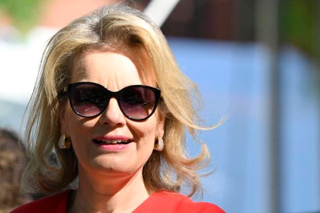 Belgian Royals Attend Harvard Class of 26 Graduation BOSTON, UNITED STATES OF AMERICA - MAY 28: Queen Mathilde of Belgium pictured during the Diploma Ceremony on May 28, 2026 in Boston, United States of America, 28 05 2026 Boston United States of America  Copyright: xPhilipxReynaersx