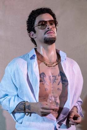 Bad Bunny during presentation of her wax figure at Wax Museum (Museo de Cera) in Madrid on Thursday, 28 May 2026. Cordon Press  FOTOSENSIBLE