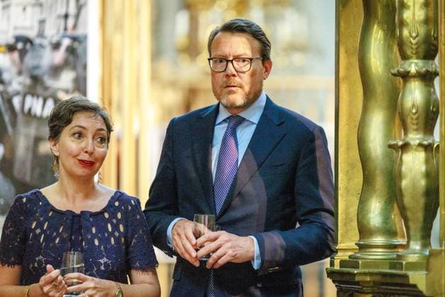 The Netherlands, 2026-05-28 16:10:59 NLD Amsterdam 20260528 - Prince Constantijn presents World Press Photo 2026 awards. In the photo: Joumana El Zein Khouiry (executive director WPP) and Prince Constantijn of Orange-Nassau of Amsberg.  Copyright: xx x