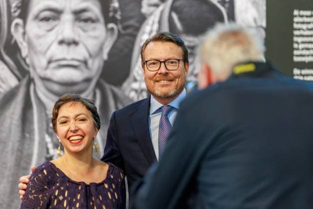 The Netherlands, 2026-05-28 15:43:53 NLD Amsterdam 20260528 - Prince Constantijn presents World Press Photo 2026 awards. In the photo: Joumana El Zein Khouiry (executive director WPP) and Prince Constantijn of Orange-Nassau of Amsberg.  Copyright: xx x