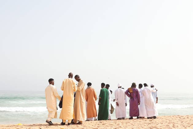 Eid al-Adha prayer on the beach in Dakar DAKAR, SENEGAL - MAY 28: Followers of the Layene order perform the Eid al-Adha prayer dressed in white on the beach in Dakar, Senegal where the first day of Eid al-Adha is being observed today on May 28, 2026. In the Yoff district of the capital Dakar, thousands gathered on the beach around the tomb of Seydina Limamou Laye, the founder of the Layene order, for the Eid prayer. Cem Ozdel Anadolu Dakar Senegal. Editorial use only. Please get in touch for any other usage.  Copyright: x2026xAnadoluxCemxOzdelx