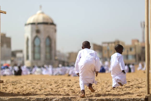 Eid al-Adha prayer on the beach in Dakar DAKAR, SENEGAL - MAY 28: Followers of the Layene order perform the Eid al-Adha prayer dressed in white on the beach in Dakar, Senegal where the first day of Eid al-Adha is being observed today on May 28, 2026. In the Yoff district of the capital Dakar, thousands gathered on the beach around the tomb of Seydina Limamou Laye, the founder of the Layene order, for the Eid prayer. Cem Ozdel Anadolu Dakar Senegal. Editorial use only. Please get in touch for any other usage.  Copyright: x2026xAnadoluxCemxOzdelx