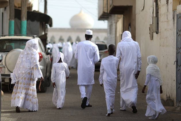 Eid al-Adha prayer on the beach in Dakar DAKAR, SENEGAL - MAY 28: Followers of the Layene order perform the Eid al-Adha prayer dressed in white on the beach in Dakar, Senegal where the first day of Eid al-Adha is being observed today on May 28, 2026. In the Yoff district of the capital Dakar, thousands gathered on the beach around the tomb of Seydina Limamou Laye, the founder of the Layene order, for the Eid prayer. Cem Ozdel Anadolu Dakar Senegal. Editorial use only. Please get in touch for any other usage.  Copyright: x2026xAnadoluxCemxOzdelx