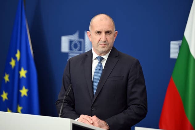 European Commission President Von der Leyen meets Bulgarian Prime Minister Zhelyazkov in Brussels BRUSSELS, BELGIUM - MAY 28: President of the European Commission Ursula von der Leyen (not seen) meets with Bulgarian Prime Minister Rossen Zhelyazkov and delivers a joint press statement following their meeting, in Brussels, Belgium, on May 28, 2026. Dursun Aydemir Anadolu Brussels Belgium. Editorial use only. Please get in touch for any other usage.  Copyright: x2026xAnadoluxDursunxAydemirx