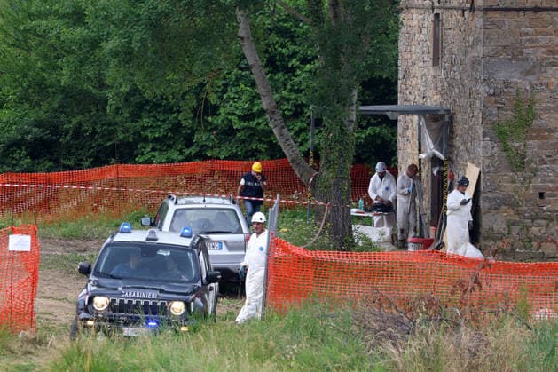 IPA85139648 - Montefiorino (Mo). Finding and removal at the dl Pignone tower of the remains of Daniela Ruggi, the Vitriola girl who disappeared a year and a half ago whose cause of death is still unknown  Copyright: xRobertoxBrancolinix xRobertoxBrancolini Ipax 85139648
