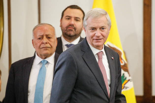 Santiago, May 28, 2026 President Jose Antonio Kast arrives at the inauguration of the High Level Meeting Santiago Regional Commitment Against Transnational Organized Crime Diego Martin Aton Chile, Aton 1159590 jpeg  Copyright: DIEGOxMARTIN ATONxCHILE