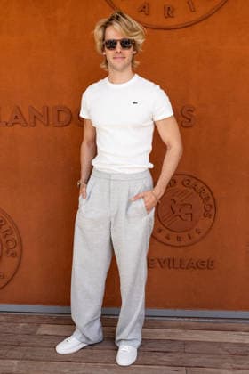 Dorian Lux in the village during the French Open Tennis Championships at Roland Garros 2026 Paris, on May 28th, 2026 Jacovides Moreau Bestimage Celebrities in the village during the French Open Tennis Championships at Roland Garros 2026 Paris, on May 28th, 2026 Paris France  Copyright: xJACOVIDES-MOREAUx xBESTIMAGExJACOVIDES-MOREAUx xBESTIMAGEx
