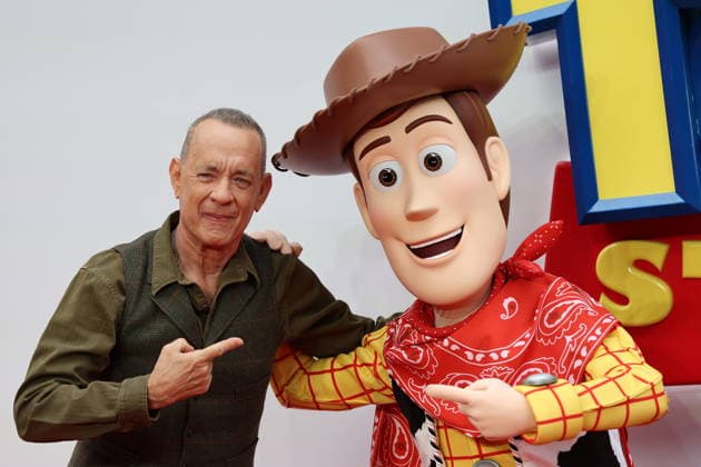 . 28 05 2026. London, United Kingdom. Tom Hanks arriving at the Toy Story 5 UK launch event in London.  xStephenxLockx xi-Imagesx IIM-26793-0007
