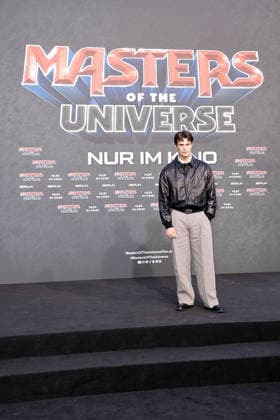 Nicholas Galitzine attends the German Premiere of Masters Of The Universe at UCI Luxe on May 28, 2026 in Berlin, Germany Masters Of The Universe Berlin Premiere *** Nicholas Galitzine attends the German Premiere of Masters Of The Universe at UCI Luxe on May 28, 2026 in Berlin, Germany Masters Of The Universe Berlin Premiere